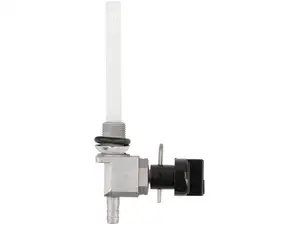 Robinet d'essence OMG vertical M12x1 avec bouton rotatif (à visser) sortant par le bas Robinet d'essence OMG vertical M12x1 avec bouton rotatif (à visser) sortant par le bas