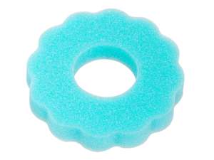 GPO Éponge décorative ondulée Bouchon de réservoir bleu GPO Éponge décorative ondulée Bouchon de réservoir bleu