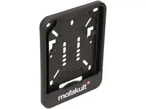mk-Merch Support de plaque d'immatriculation "mofakult" plastique (version DE) mk-Merch Support de plaque d'immatriculation "mofakult" plastique (version DE)