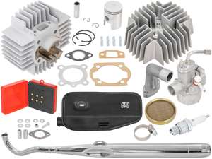 Kit de tuning swiing® ingenious 38 mm avec échappement à résonance | Puch E50 / ZA50 Kit de tuning swiing® ingenious 38 mm avec échappement à résonance | Puch E50 / ZA50