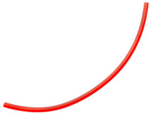 Tuyau à essence de 30 cm, Ø 5/8 mm, rouge Tuyau à essence de 30 cm, Ø 5/8 mm, rouge