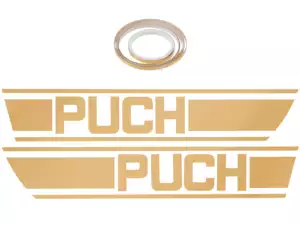 Adhesive kit tank gold glossy foil plot | Puch X30 Adhesive kit tank gold glossy foil plot | Puch X30
