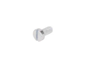 Vis M4x8 tête cylindrique fente zinguée Vis M4x8 tête cylindrique fente zinguée