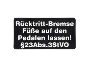 Autocollant "Frein à rétropédalage" | Hercules Prima, Optima Autocollant "Frein à rétropédalage" | Hercules Prima, Optima