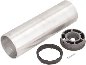 Exhaust cover aluminum / plastic 4-piece | Malaguti Fifty Belmondo, Alpa Chopper Exhaust cover aluminum / plastic 4-piece | Malaguti Fifty Belmondo, Alpa Chopper