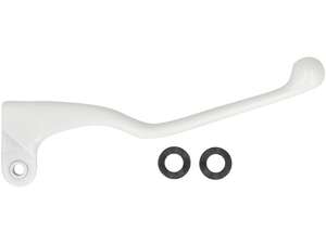 Domino levier de frein droit long alu blanc NOS Domino levier de frein droit long alu blanc NOS