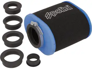Filtre à air Polini Big Evo Ø 28/35/42/45/49/55 mm ovale / droit Filtre à air Polini Big Evo Ø 28/35/42/45/49/55 mm ovale / droit