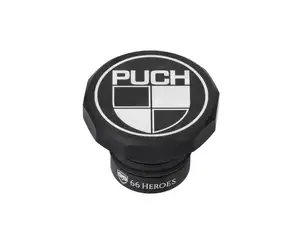 66HEROES Bouchon de réservoir rectangulaire "Puch" noir | Puch 66HEROES Bouchon de réservoir rectangulaire "Puch" noir | Puch