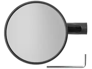 Miroir Bumm rond 8 cm à emboîter noir Miroir Bumm rond 8 cm à emboîter noir