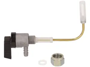 OMG robinet d'essence horizontal M12x1 (avec écrou) sortant par le bas OMG robinet d'essence horizontal M12x1 (avec écrou) sortant par le bas