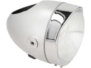 Lampe à œufs Ø 103 mm (fixation latérale) argent / chrome Lampe à œufs Ø 103 mm (fixation latérale) argent / chrome