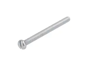 Vis à tête cylindrique fendue M3x35 zinguée Vis à tête cylindrique fendue M3x35 zinguée