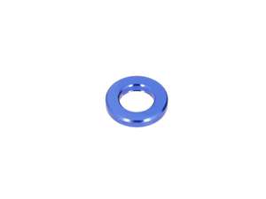 Washer M6 6.2/12/2 anodized aluminium blue Washer M6 6.2/12/2 anodized aluminium blue