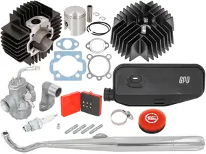 GPO Tuning-Set 45 mm (réplique Metrakit) | Puch E50 GPO Tuning-Set 45 mm (réplique Metrakit) | Puch E50