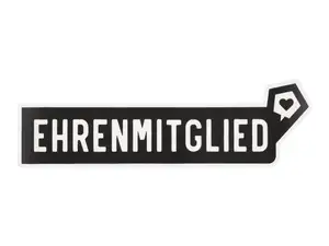 mk-Merch Autocollant "MEMBRE D'HONNEUR" 25 x 100 mm mk-Merch Autocollant "MEMBRE D'HONNEUR" 25 x 100 mm