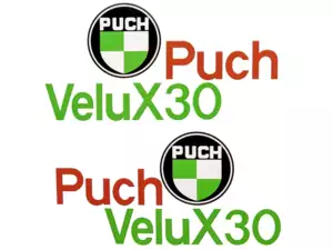 swiing® revival autocollant Puch X30 Velux nouvelle version swiing® revival autocollant Puch X30 Velux nouvelle version
