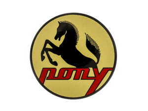 Autocollant swiing® revival pour réservoir « Pony » avec blason de Saxe, Ø 80 mm Autocollant swiing® revival pour réservoir « Pony » avec blason de Saxe, Ø 80 mm