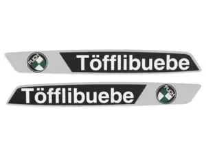 Autocollant de réservoir "Töfflibuebe" Puch Maxi S, N | Supermaxi LG1, LG2 Autocollant de réservoir "Töfflibuebe" Puch Maxi S, N | Supermaxi LG1, LG2