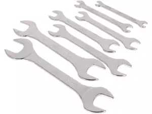 BGS double open-end wrench set extra flat SW 6 - 23 mm 7 pcs. BGS double open-end wrench set extra flat SW 6 - 23 mm 7 pcs.