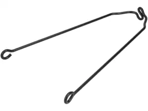 GPO Barre de garde-boue avant 17" noir GPO Barre de garde-boue avant 17" noir