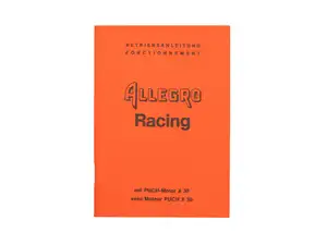 Manuel d'utilisation | Allegro Racing (moteur Puch X30) Manuel d'utilisation | Allegro Racing (moteur Puch X30)
