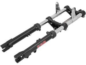 Fourche EBR hydraulique renforcée noire (avec pattes pour frein à disque) | Piaggio Ciao Fourche EBR hydraulique renforcée noire (avec pattes pour frein à disque) | Piaggio Ciao
