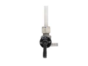 Robinet d'essence OMG vertical M12x1 marqué (avec écrou-raccord) sortant à droite Robinet d'essence OMG vertical M12x1 marqué (avec écrou-raccord) sortant à droite