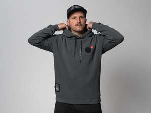 KULTWEAR Hoodie "Velcro" Stonewash gray KULTWEAR Hoodie "Velcro" Stonewash gray