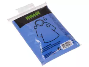 Rain cover with hood blue transparent Rain cover with hood blue transparent