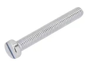 Vis M6x45 tête cylindrique fendue zinguée Vis M6x45 tête cylindrique fendue zinguée