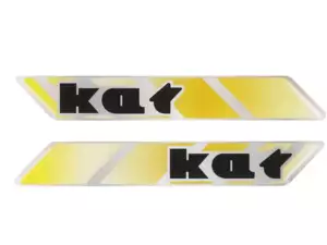Autocollant gel "KAT" gauche & droite protection latérale | Piaggio Ciao, SI, Grillo Autocollant gel "KAT" gauche & droite protection latérale | Piaggio Ciao, SI, Grillo