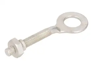 Tendeur de roue Ø 12.2 mm M6 Écrou à collet droit galvanisé Tendeur de roue Ø 12.2 mm M6 Écrou à collet droit galvanisé