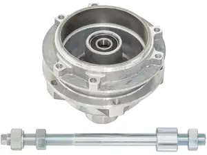 Wheel hub incl. axle cast wheel rear | Puch Maxi, X30 NG-2AH Wheel hub incl. axle cast wheel rear | Puch Maxi, X30 NG-2AH