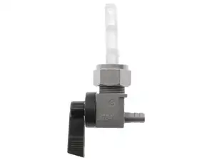 Robinet d'essence OMG vertical M16x1 avec inscription (avec écrou-raccord) vers l'arrière Robinet d'essence OMG vertical M16x1 avec inscription (avec écrou-raccord) vers l'arrière