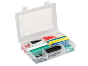 BGS Gaine thermorétractable boîte d'assortiment couleur 171 pcs. BGS Gaine thermorétractable boîte d'assortiment couleur 171 pcs.