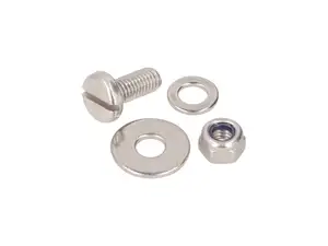 Kit de vis pour support de plaque d'immatriculation Inox Kit de vis pour support de plaque d'immatriculation Inox