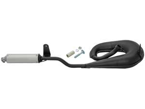 TECNO Circuit pot d'échappement noir | Piaggio Ciao, Bravo TECNO Circuit pot d'échappement noir | Piaggio Ciao, Bravo