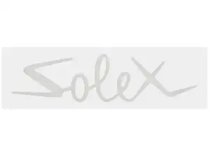 Autocollant Solex blanc 102 x 27 mm Autocollant Solex blanc 102 x 27 mm