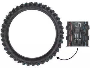 Dunlop 70/100 x 17 Geomax MX33F avant Motocross Dunlop 70/100 x 17 Geomax MX33F avant Motocross