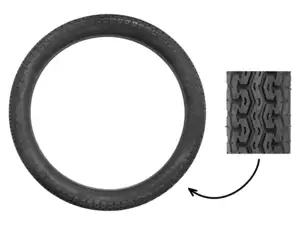 Pneu Hutchinson 2.25 x 17" Turbo Allround Pneu Hutchinson 2.25 x 17" Turbo Allround