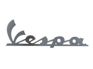 Sticker "Vespa" 3D emblem aluminum Sticker "Vespa" 3D emblem aluminum