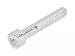 Vis M8x45 tête cylindrique tige six pans creux zingué Vis M8x45 tête cylindrique tige six pans creux zingué