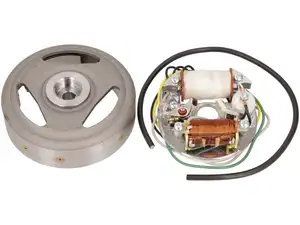 Plaque d'allumage avec bobine supplémentaire & volant d'inertie | ILO G50 / Victoria M50, M51 Plaque d'allumage avec bobine supplémentaire & volant d'inertie | ILO G50 / Victoria M50, M51