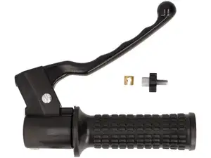 Domino poignée de gaz alu noir | Piaggio Ciao, SI Domino poignée de gaz alu noir | Piaggio Ciao, SI