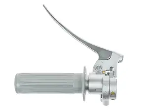 Poignée tournante 2 vitesses argent Poignée tournante 2 vitesses argent