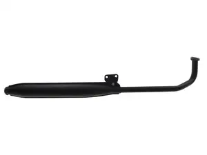 Echappement 25 mm sortie droite noir | Tomos Echappement 25 mm sortie droite noir | Tomos