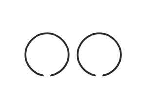 DMP piston rings 38x1.5 mm black (pair) | Puch DMP piston rings 38x1.5 mm black (pair) | Puch