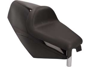Coque de selle en polyester Racing noir Coque de selle en polyester Racing noir