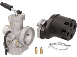 Polini CP 21 mm carburateur & filtre à air (Handchoke) | Piaggio Ciao, SI, Bravo, Boxer Polini CP 21 mm carburateur & filtre à air (Handchoke) | Piaggio Ciao, SI, Bravo, Boxer