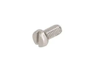 Vis M6x12 tête cylindrique fendue Inox Vis M6x12 tête cylindrique fendue Inox